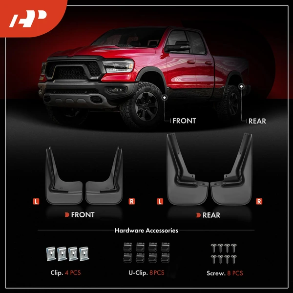 4 Pcs Front & Rear Splash Guards Mud Flaps for BMW	E36 318i 1993-1999 323i 325is