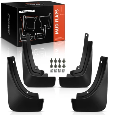 4 Pcs Front & Rear Mud Flaps Splash Guards Fender