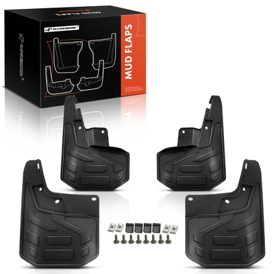 4 Pcs Front & Rear Mud Flaps Splash Guards Fender