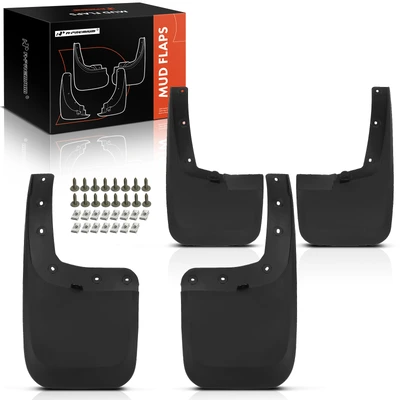 4Pcs Front & Rear Mud Flaps Splash Guards Fender Flare