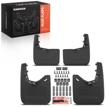4 Pcs Front & Rear Splash Guards Mud Flaps for 2022-2024 Ford F-150