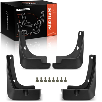 4 Pcs Front & Rear Mud Flaps Splash Guards Fender