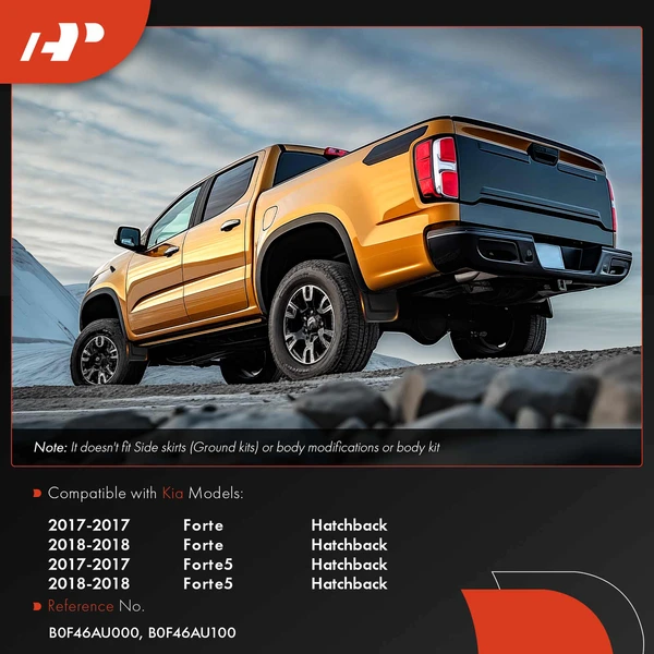 4 Pcs Front & Rear Mud Flaps Splash Guards Fender for Kia Forte Forte5 2017-2018