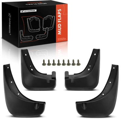 4 Pcs Front & Rear Mud Flaps Splash Guards Fender