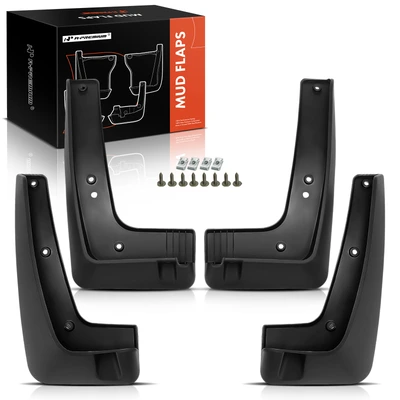 4 Pcs Front & Rear Mud Flaps Splash Guards Fender