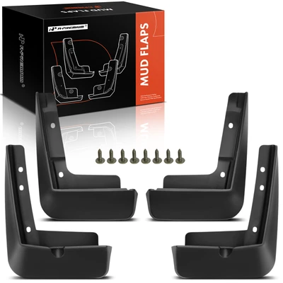 4 Pcs Front & Rear Mud Flaps Splash Guards Fender