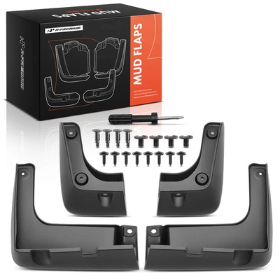 4 Pcs Front & Rear Splash Guards Mud Flaps