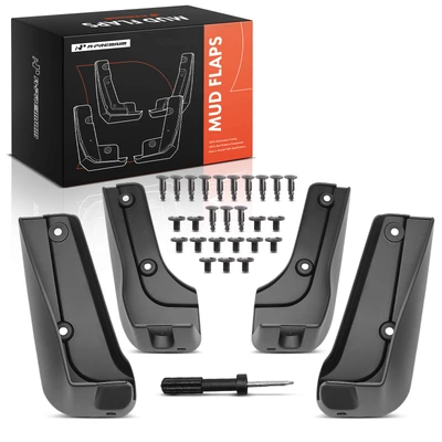 4 Pcs Front & Rear Splash Guards Mud Flaps