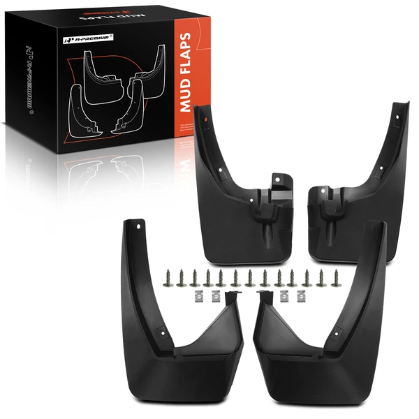 4 Pcs Front & Rear Mud Flaps Splash Guards Fender for Honda Ridgeline 2006-2014