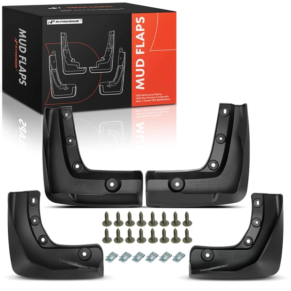 4 Pcs Front & Rear Mud Flaps Splash Guards Fender for 2023-2025 Honda Pilot