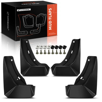 4 Pcs Front & Rear Mud Flaps Splash Guards Fender