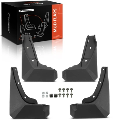 4 Pcs Front & Rear Mud Flaps Splash Guards Fender