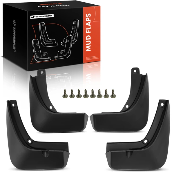 4 Pcs Front & Rear Splash Guards Mud Flaps for Genesis GV80 2021-2025 SUV