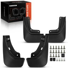 4 Pcs Front & Rear Mud Flaps Splash Guards Fender for 2022-2024 Jeep Grand Cherokee L