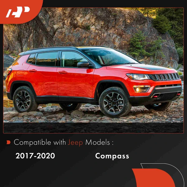 4 Pcs Front & Rear Mud Flaps Splash Guards Fender for Jeep Compass 2017-2020 SUV