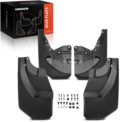 4 Pcs Front & Rear Mud Flaps Splash Guards Fender