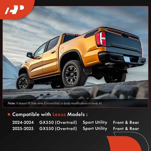 A-Premium APSG0402 Splash Guard Front & Rear