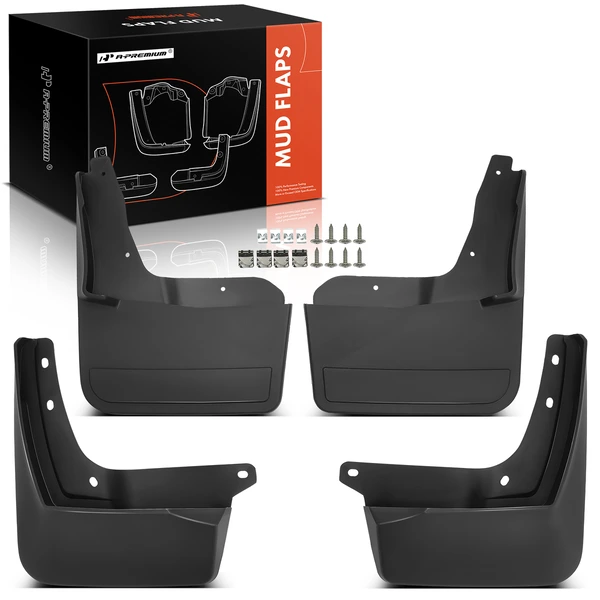 4 Pcs Front & Rear Mud Flaps Splash Guards Fender for Lincoln Aviator 2020-2025