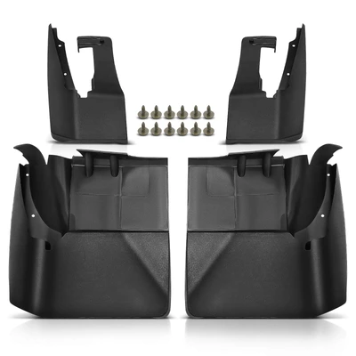 4 Pcs Front & Rear Mud Flaps Splash Guards Fender