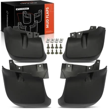 4 Pcs Front & Rear Mud Flaps Splash Guards Fender for 2015-2018 Mitsubishi L200