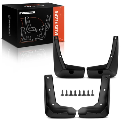 4 Pcs Front & Rear Mud Flaps Splash Guards