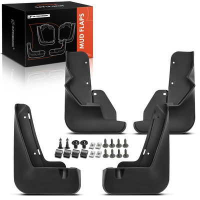 4 Pcs Front & Rear Mud Flaps Splash Guards Fender