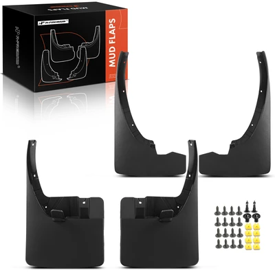 4 Pcs Front & Rear Mud Flaps Splash Guards Fender