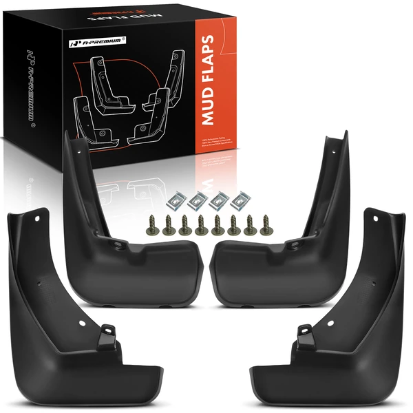 4 Pcs Front & Rear Splash Guards Mud Flaps for 2018-2024 Nissan Kicks