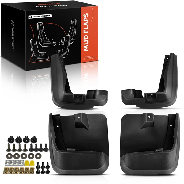 4 Pcs Front & Rear Mud Flaps Splash Guards Fender for 2016-2017 Subaru Crosstrek