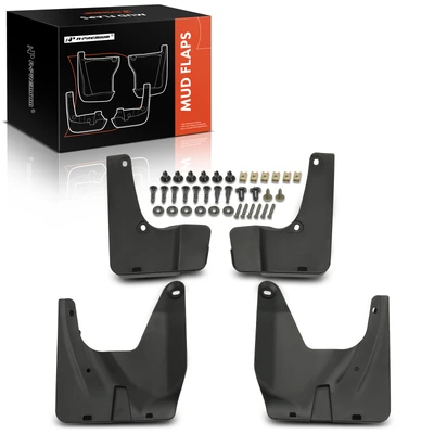 4 Pcs Front & Rear Splash Guards Mud Flaps