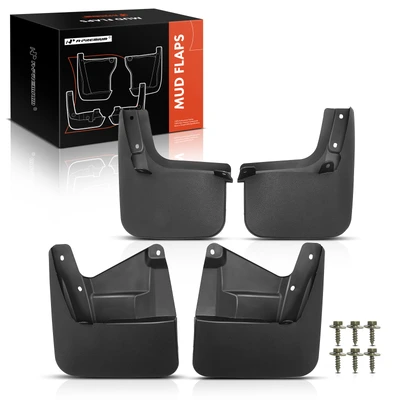 4 Pcs Front & Rear Mud Flaps Splash Guards Mudguards Fender