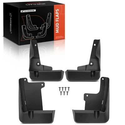 4 Pcs Front & Rear Mud Flaps Splash Guards Fender