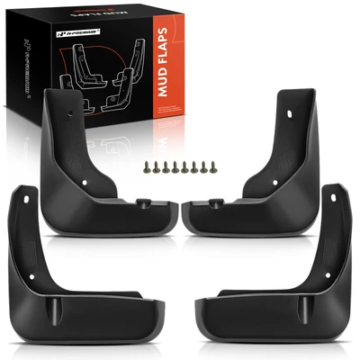 4 Pcs Front & Rear Splash Guards Mud Flaps