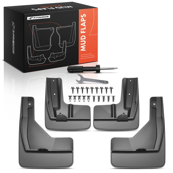 4 Pcs Front & Rear Splash Guards Mud Flaps for 2024-2025 Toyota Grand Highlander