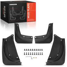 4 Pcs Front & Rear Splash Guards Mud Flaps
