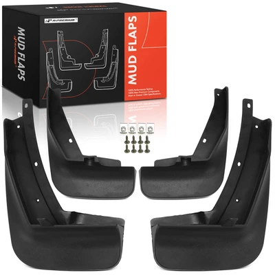 4 Pcs Front & Rear Mud Flaps Splash Guards Fender
