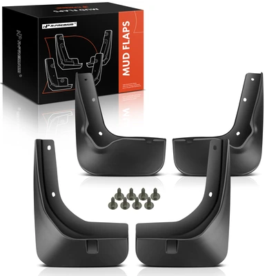 4 Pcs Front & Rear Mud Flaps Splash Guards Fender