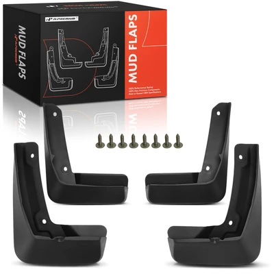 4 Pcs Front & Rear Splash Guards Mud Flaps