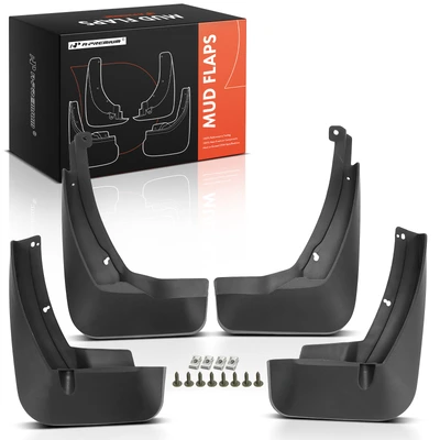 4 Pcs Front & Rear Splash Guards Mud Flaps