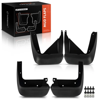 4 Pcs Front & Rear Mud Flaps Splash Guards