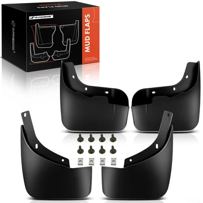 4 Pcs Front & Rear Mud Flaps Splash Guards