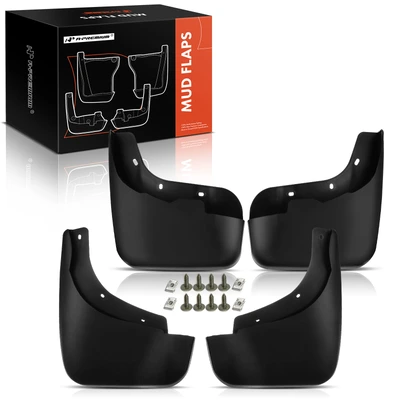 4 Pcs Front & Rear Mud Flaps Splash Guards