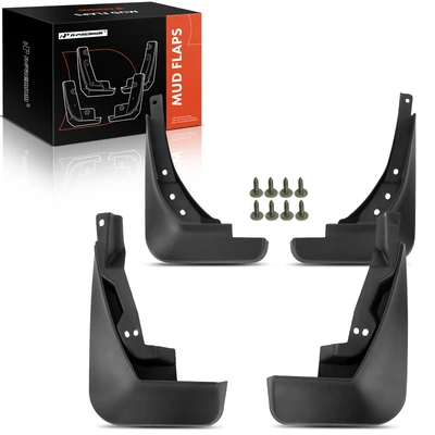 4 Pcs Front & Rear Mud Flaps Splash Guards