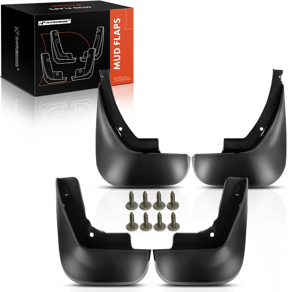 4 Pcs Front & Rear Mud Flaps Splash Guards for 2006-2011 Audi A6