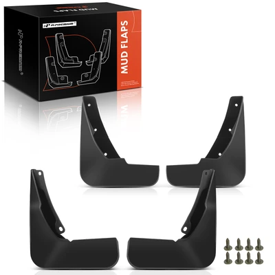 4 Pcs Front & Rear Mud Flaps Splash Guards