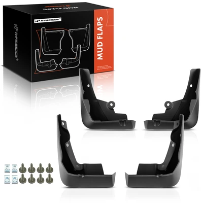 4 Pcs Front & Rear Mud Flaps Splash Guards