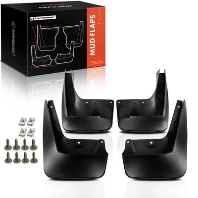 4 Pcs Front & Rear Mud Flaps Splash Guards