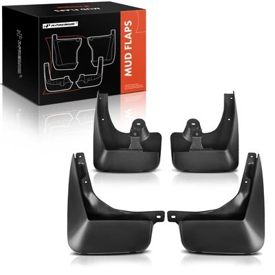 4 Pcs Front & Rear Mud Flaps Splash Guards