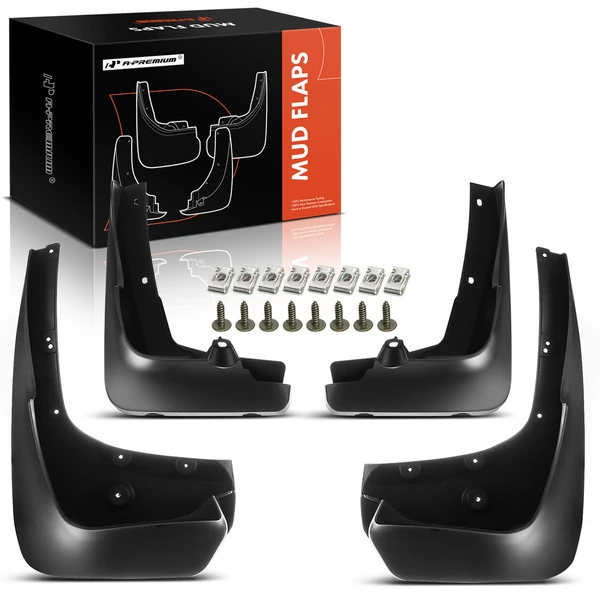 4 Pcs Front & Rear Mud Flaps Splash Guards for BMW F16 X6 2015-2018