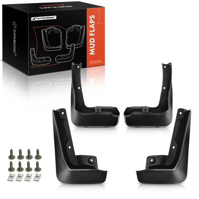 4 Pcs Front & Rear Mud Flaps Splash Guards